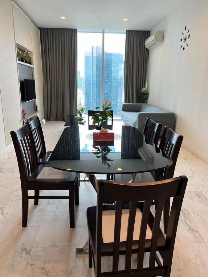 The Platinum Klcc By Cozy White Apartman Kuala Lumpur Kültér fotó